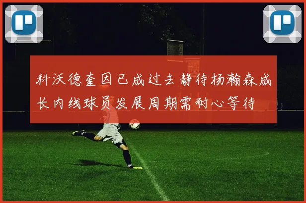 科沃德奎因已成过去静待杨瀚森成长内线球员发展周期需耐心等待